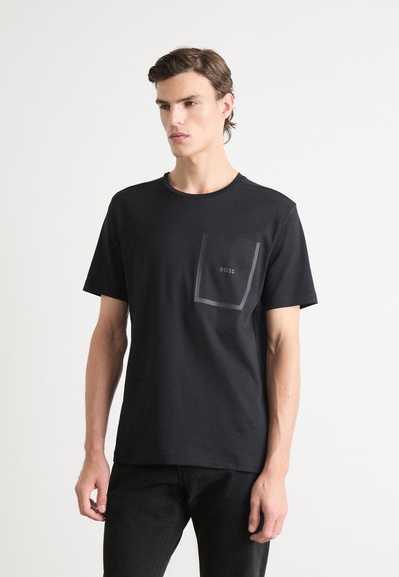 BOSS - THILIX - Basic T-shirt - black, Enlarge