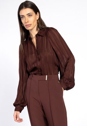 STRIPES  - Overhemdblouse - spicy chocolate