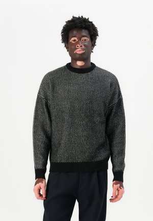 NEELIO - Strickpullover - black