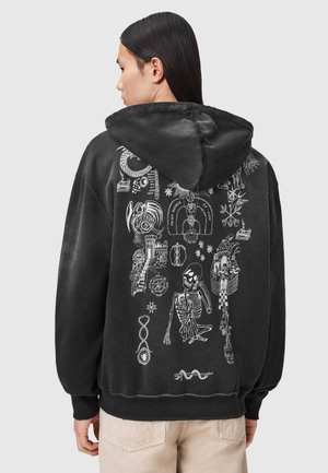AllSaints TERRA - Φούτερ με φερμουάρ - black