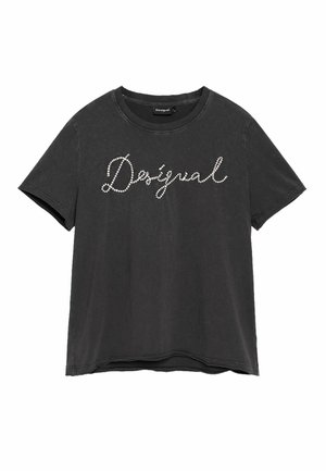 Desigual, Trükipildiga T-särk - black