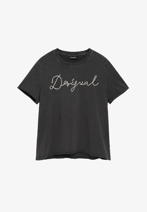 Desigual, Trükipildiga T-särk - black