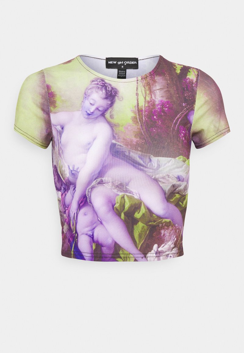 New Girl Order T-shirt print meerkleurig