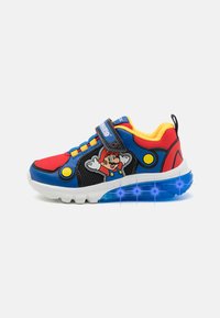Geox - LIGHT UP NINTENDO SUPER MARIO CIBERDRON BOY - Trainers - royal/red Thumbnail Image 1