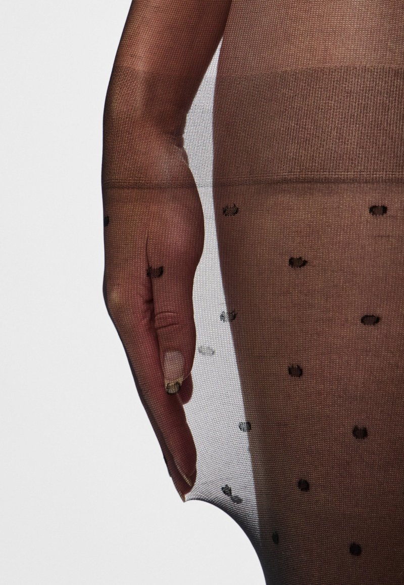 Pieces PCROW - Collant - tawny port/rosso scuro