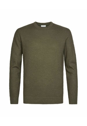PROFUOMO, THE STRUCTURE CREW-NECK - Jersey de punto - green