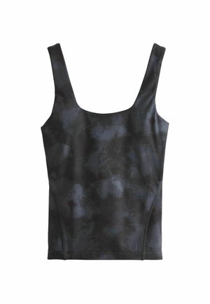 Felső - navy blue tie dye print
