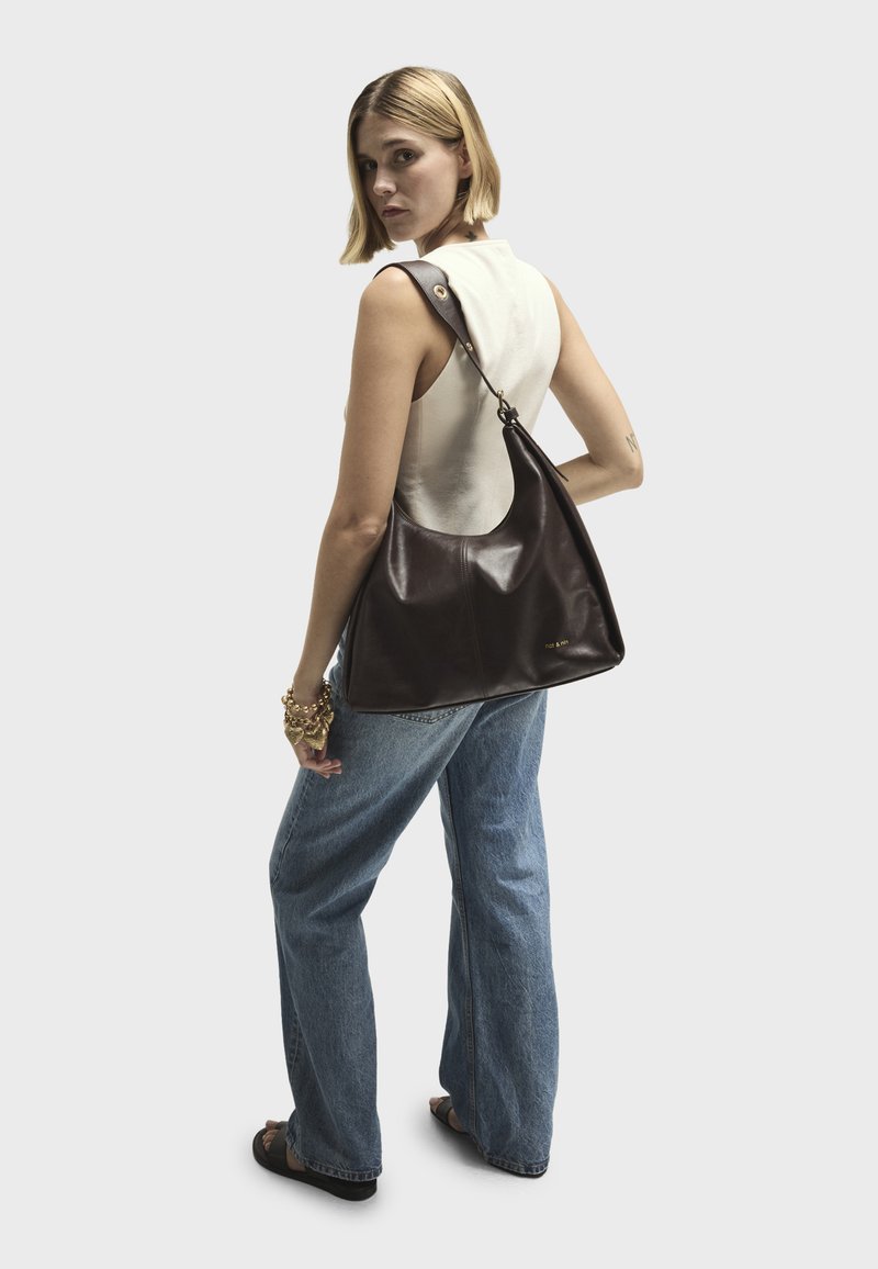 nat & nin TINA - Ručna torba - dark brown