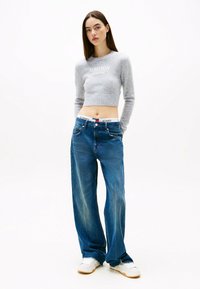 Tommy Jeans CROPPED  - Jumper - grey htr