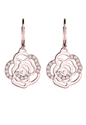 Elli FLOWER ROSE - Oorbellen - rose gold-coloured