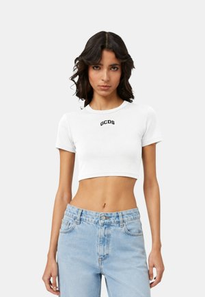 GCDS, T-SHIRT - T-shirt con stampa - bianco