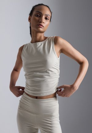 Top - mottled beige