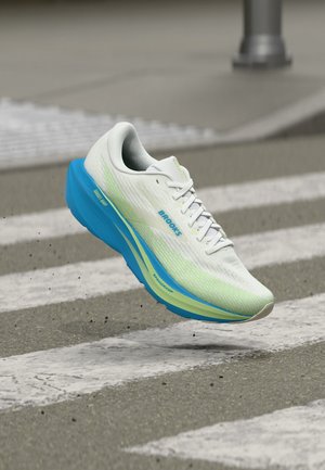 Brooks, GHOST AMP - Laufschuh Straße - white blue paradise green