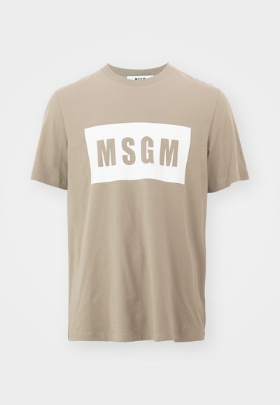 MSGM Potiskana majica - dark green