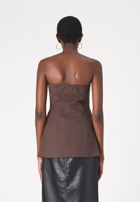 Malina LEX TAILORED BUSTIER - Débardeur - chocolate