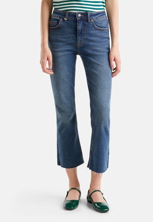 CROPPED  - Vaqueros a campana - blue