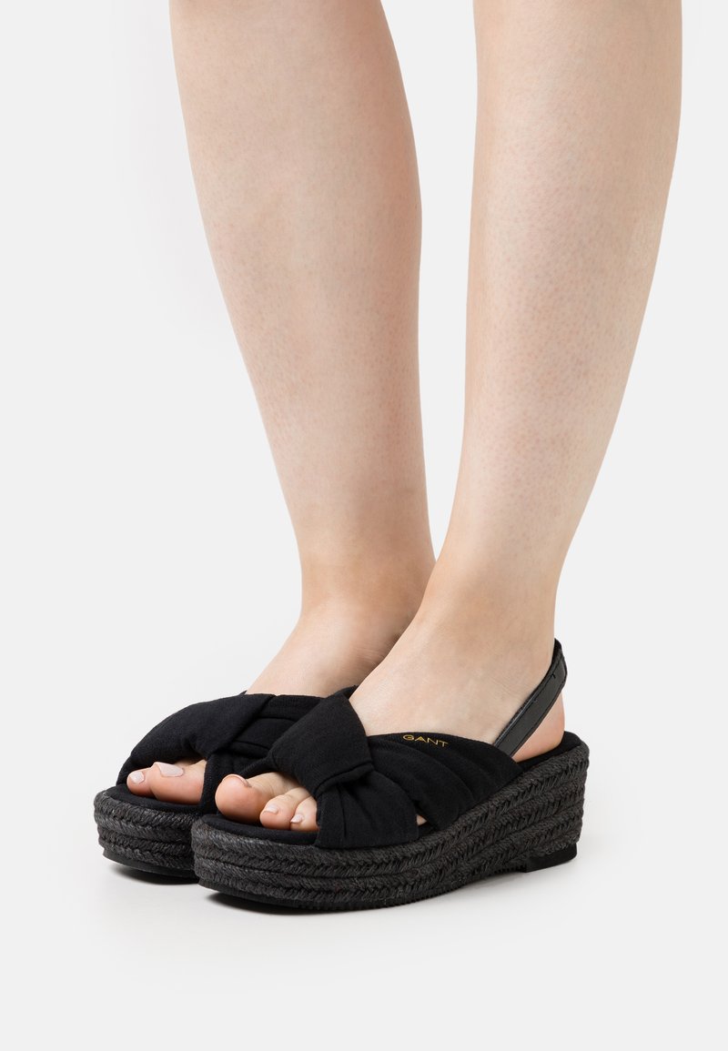 GANT BOHOWILL - Platform sandals - black