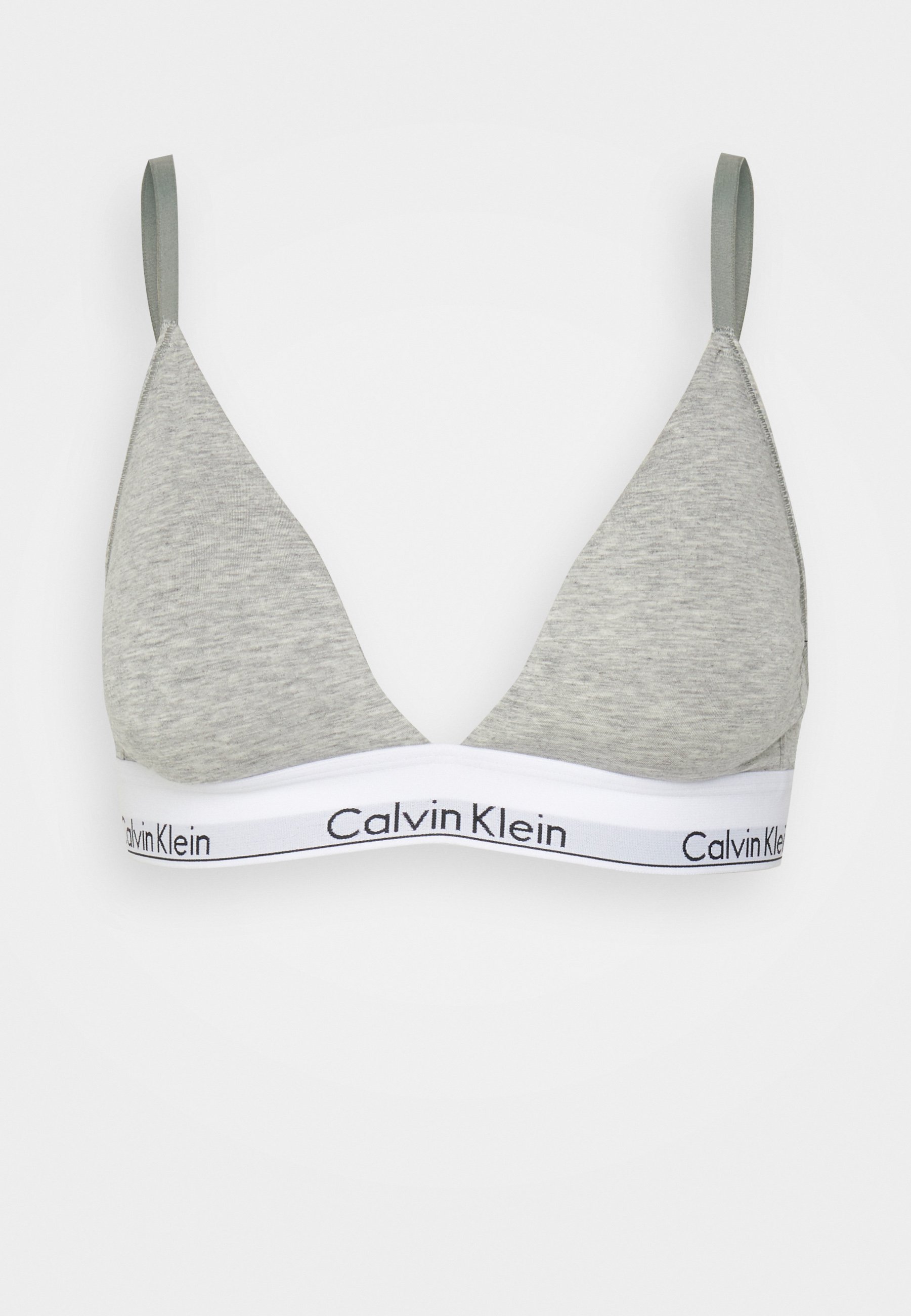 LGHT LINED - Triangle bra - grey heather