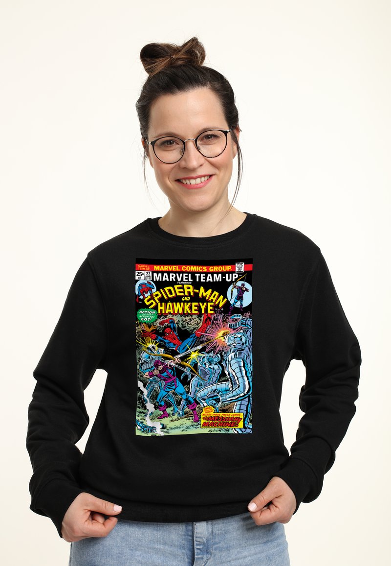 Marvel AVENGERS CLASSIC SPIDEY & HAWKEYE - Sudadera - black