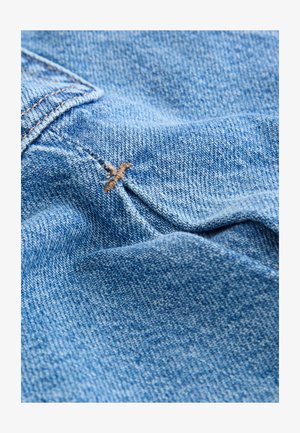 Next, REGULAR FIT - POCKET - Minirok - mid blue denim