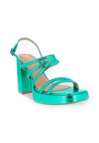 Blogger Sandalias de tacón - verde