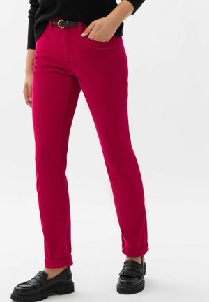 Pantalon classique - dark red
