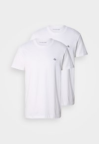 MONOLOGO 2 PACK - T-shirt - bas - bright white/bright white