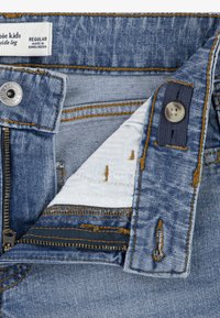 Abercrombie & Fitch HIGH RISE WIDE LEG - Straight leg -farkut - cabin blues