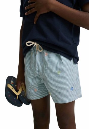 Silbon, BAÑADOR CON ESTAMPADO DE RAYAS - Bañador corto - verde