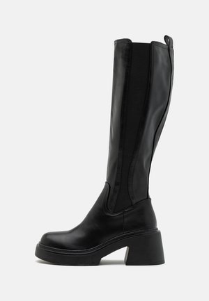 CUBA - Platform boots - black