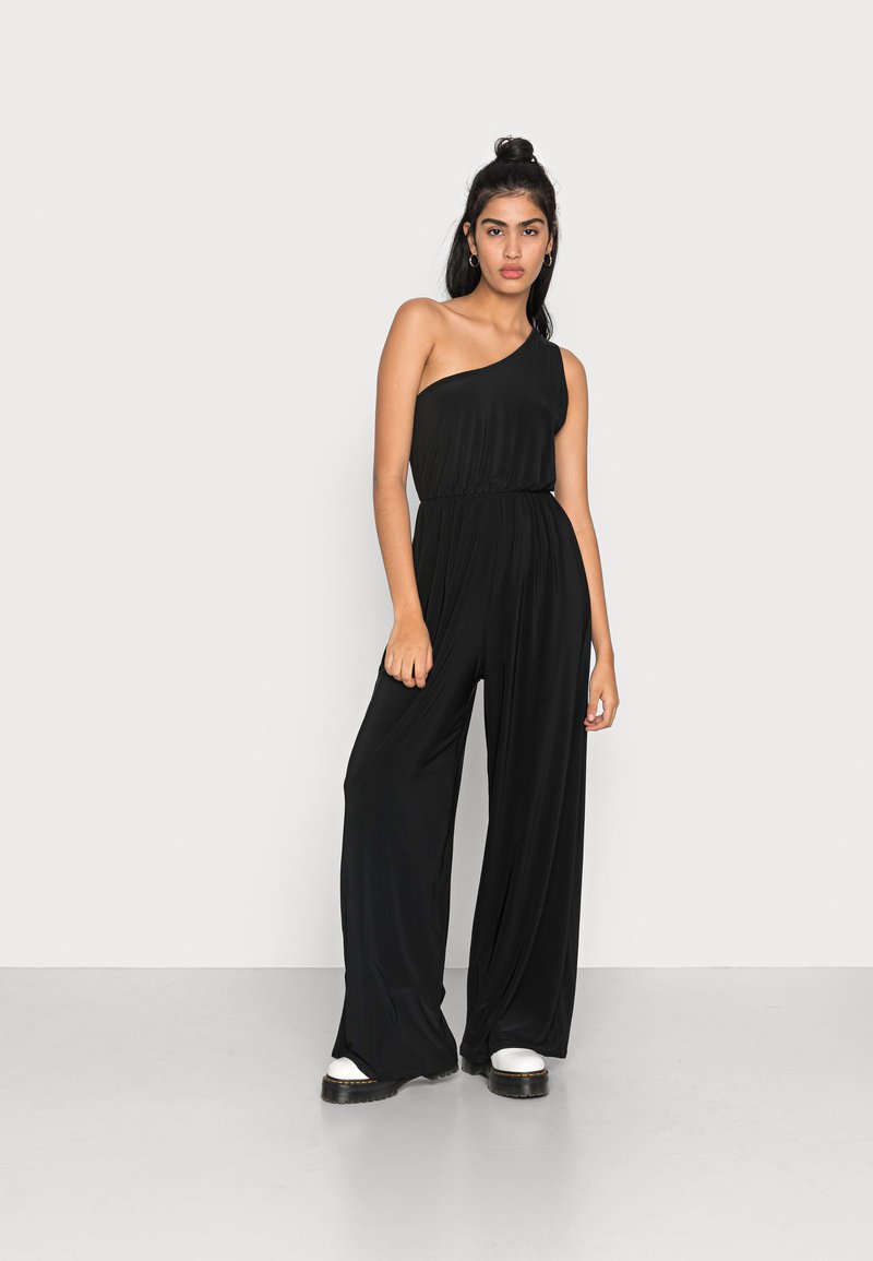 Missguided SLINKY ONE SHOULDER JUMPSUIT Jumpsuit black Zalando.de