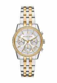 Michael Kors BYRANT - Cronógrafo - silver coloured and gold coloured