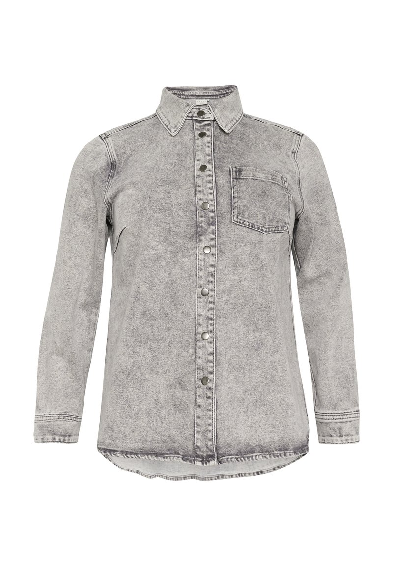 Kaffe Curve Spijkerjas grijs denim/greydenim Kaffe Curve Spijkerjas grijs denim/greydenim