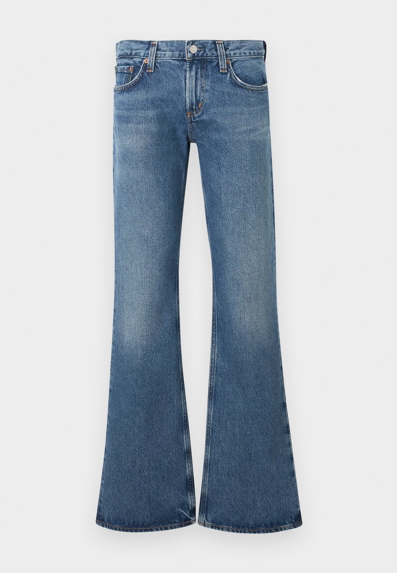 Agolde LOW RISE - Džíny Bootcut - dark tinted indigo/modrá - Zalando.cz