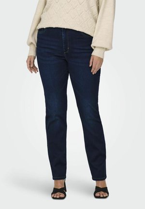 CARAUGUSTA HIGH WAIST - Jean slim - dark blue denim