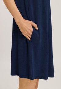 Hanro NATURAL ELEGANCE - Camicia da notte - deep navy