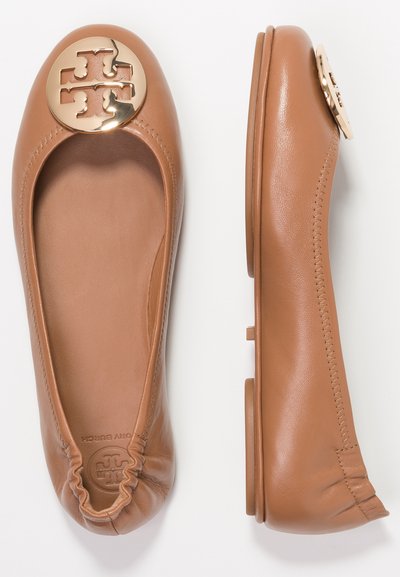 Tory Burch MINNIE TRAVEL BALLET  - Klassischer Ballerina - royal tan/gold