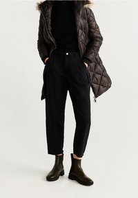 Mango Abrigo de invierno - brown