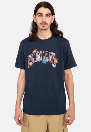 Element IN BLOOM - T-shirt imprimé - blue