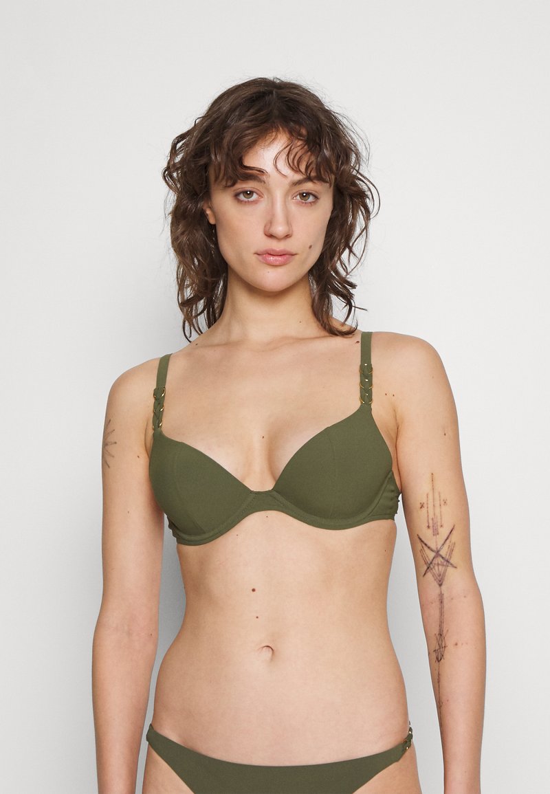 Chantelle EMBLEM PUSH UP BRA BikiniTop khaki green/khaki Zalando.at