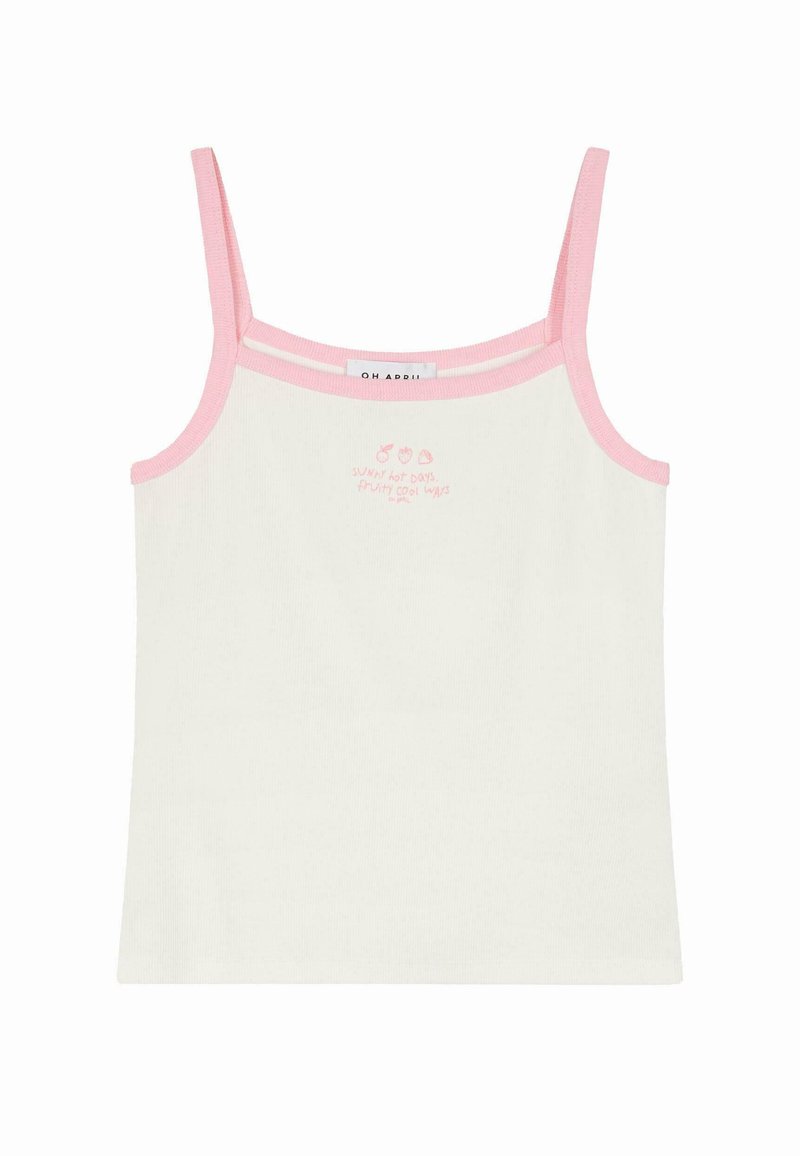 OH APRIL ANARA TANK SUNNY - Top - pearl/white - Zalando.ie