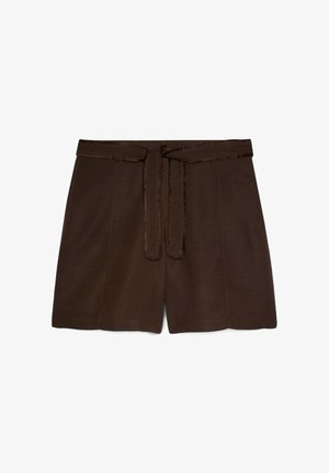 Fiorella Rubino, SHORTS CON CINTURA - Shorts - marrone