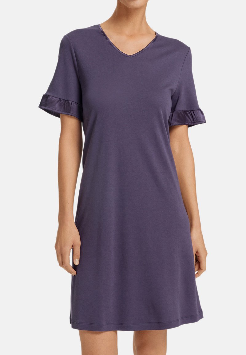 Hanro CLAIRE - Camicia da notte - blue stone