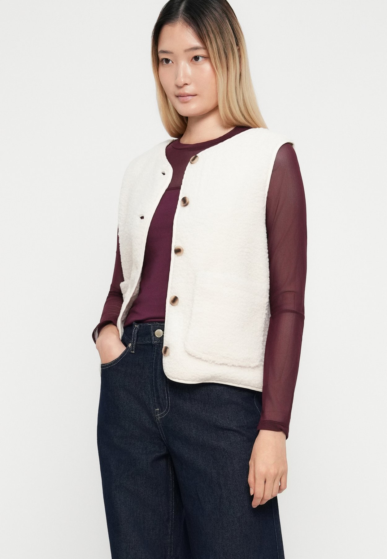 Wide-fit ONLLINEA High waist Wide Leg Fit