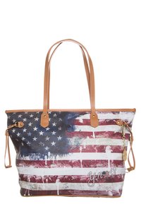 Y Not? Bolso shopping - usa print