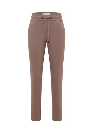 Cecil, MID-WAIST SLIM-LEG PANTS IN A CASUAL FIT - Pantalon de survêtement - earthy taupe