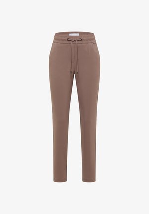 Cecil, MID-WAIST SLIM-LEG PANTS IN A CASUAL FIT - Pantalon de survêtement - earthy taupe