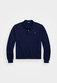 POLO-COLLAR FLEECE PULLOVER - Sportinis megztinis - cruise navy