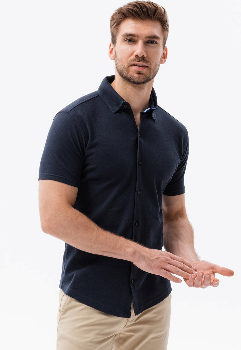 Ombre SHORT SLEEVE - Overhemd - dark blue