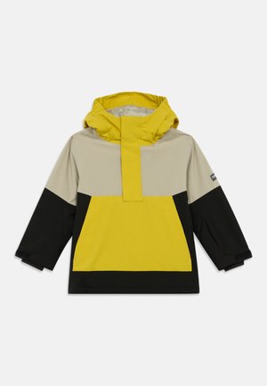 LANGLEY UNISEX - Snieglenčių striukė - light grey/yellow